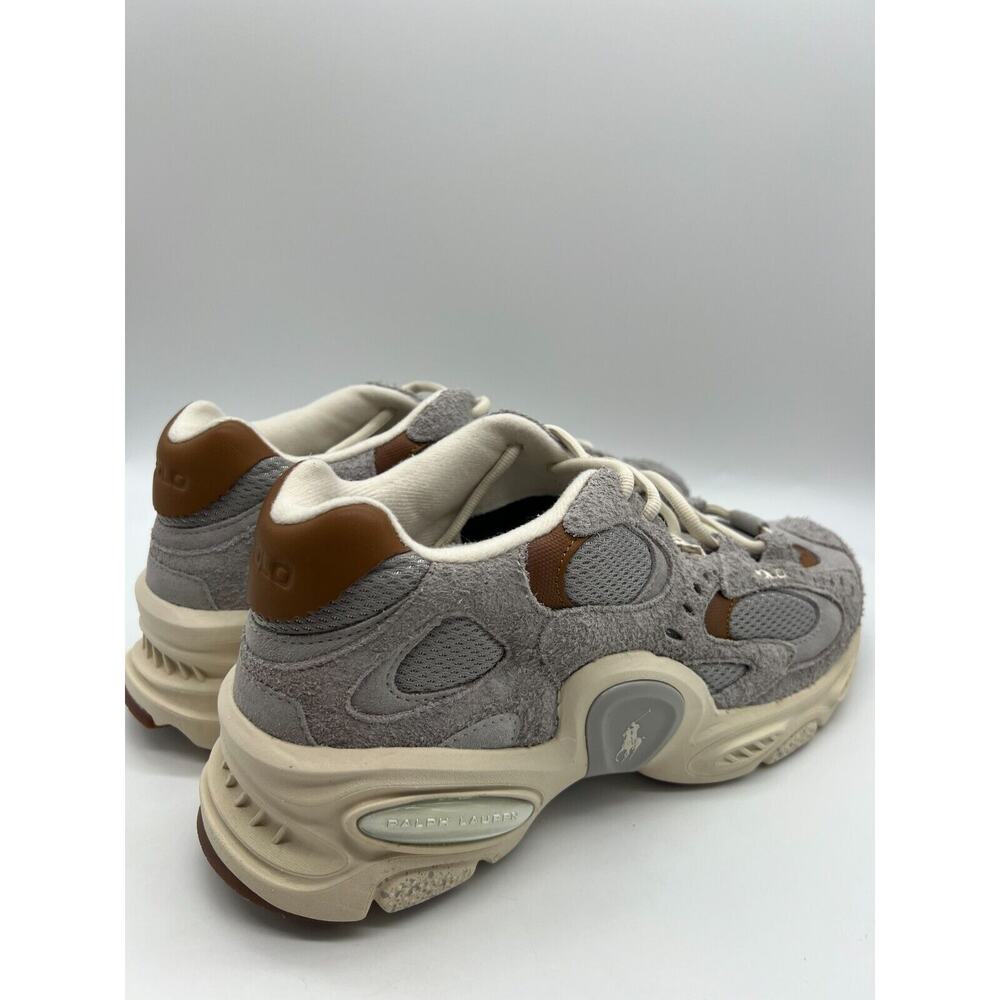 Polo Ralph Lauren Modern Trainer 100 Gray Size 10 NEW - Picture 6 of 12